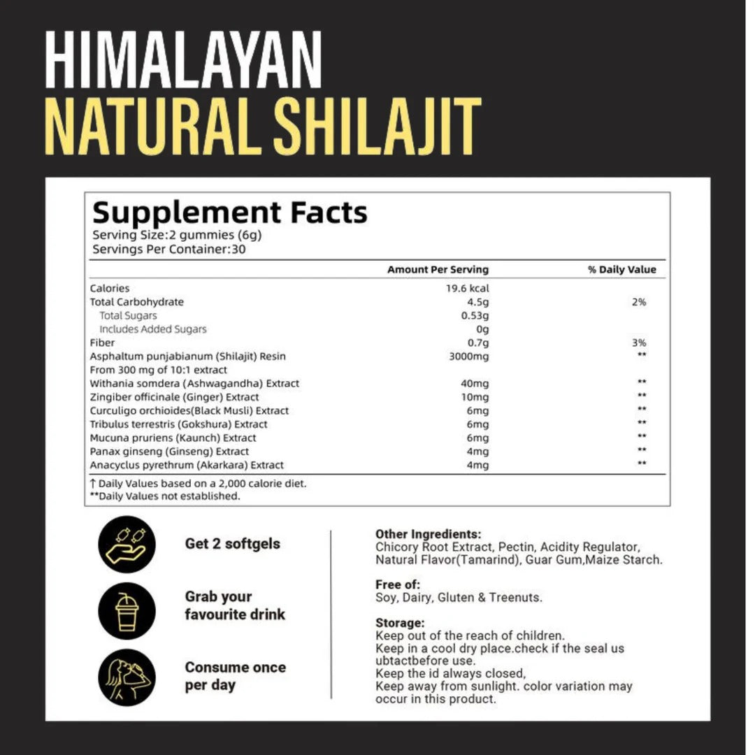 Torlen® Himalayan Shilajit Gummies